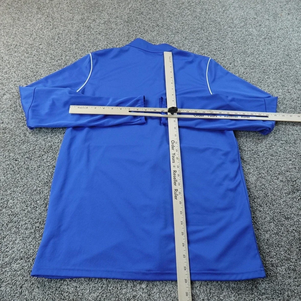 Nike Jacket Mens L Blue Dri FIT Full Zip Dry Park Track Soccer Training Coat Top